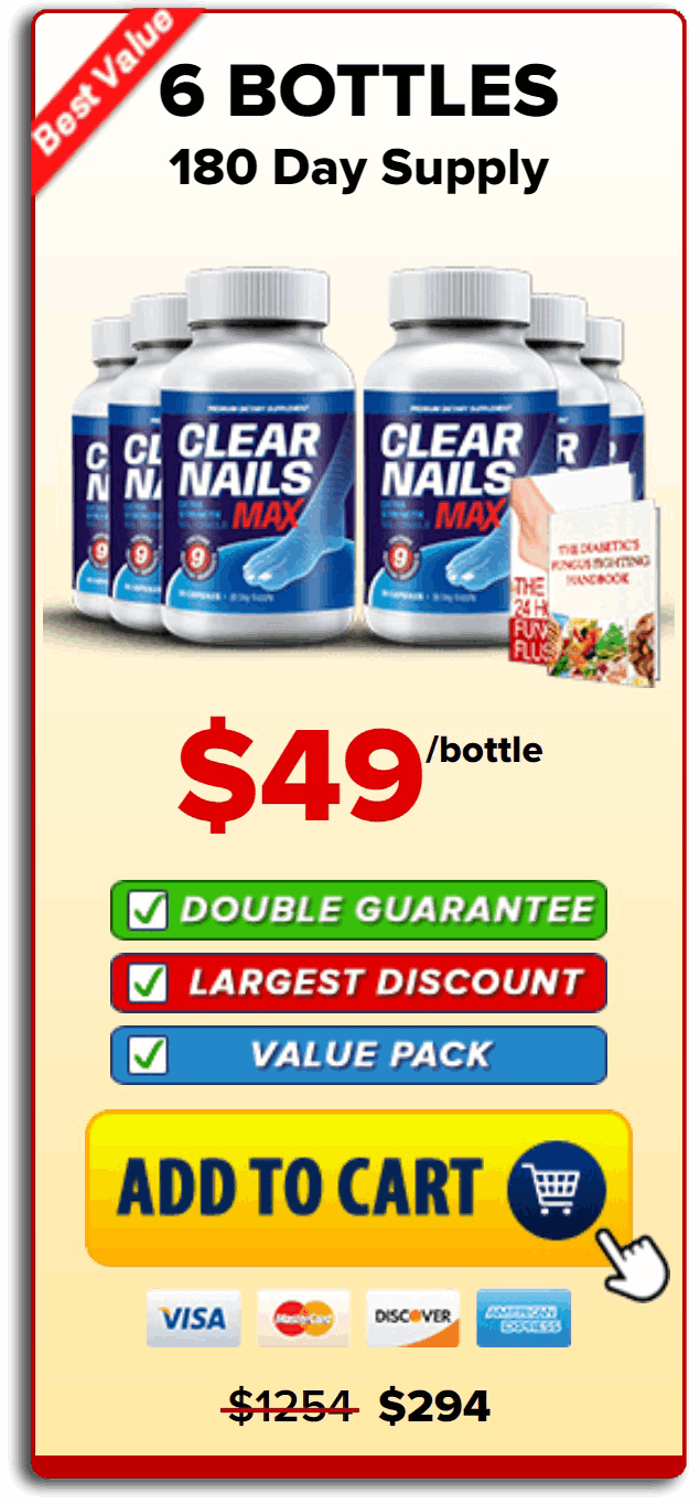 clear nails max six bottles price list